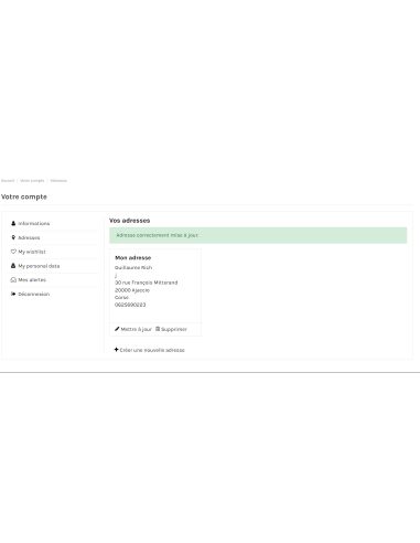 Corse - Module PrestaShop